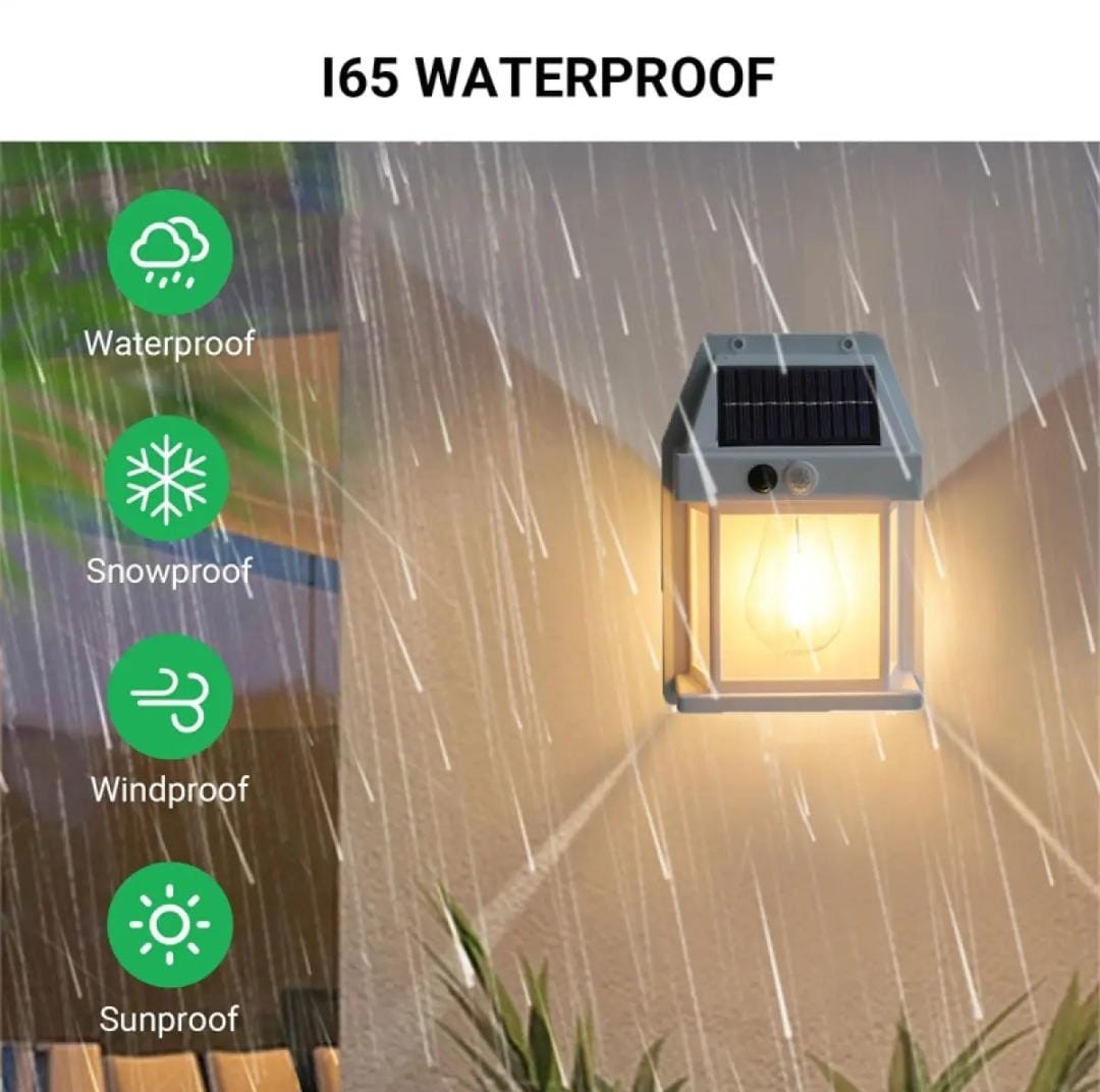Solar Wall Lamp – Energy-Saving Outdoor Light with Waterproof Design for Home and Garden