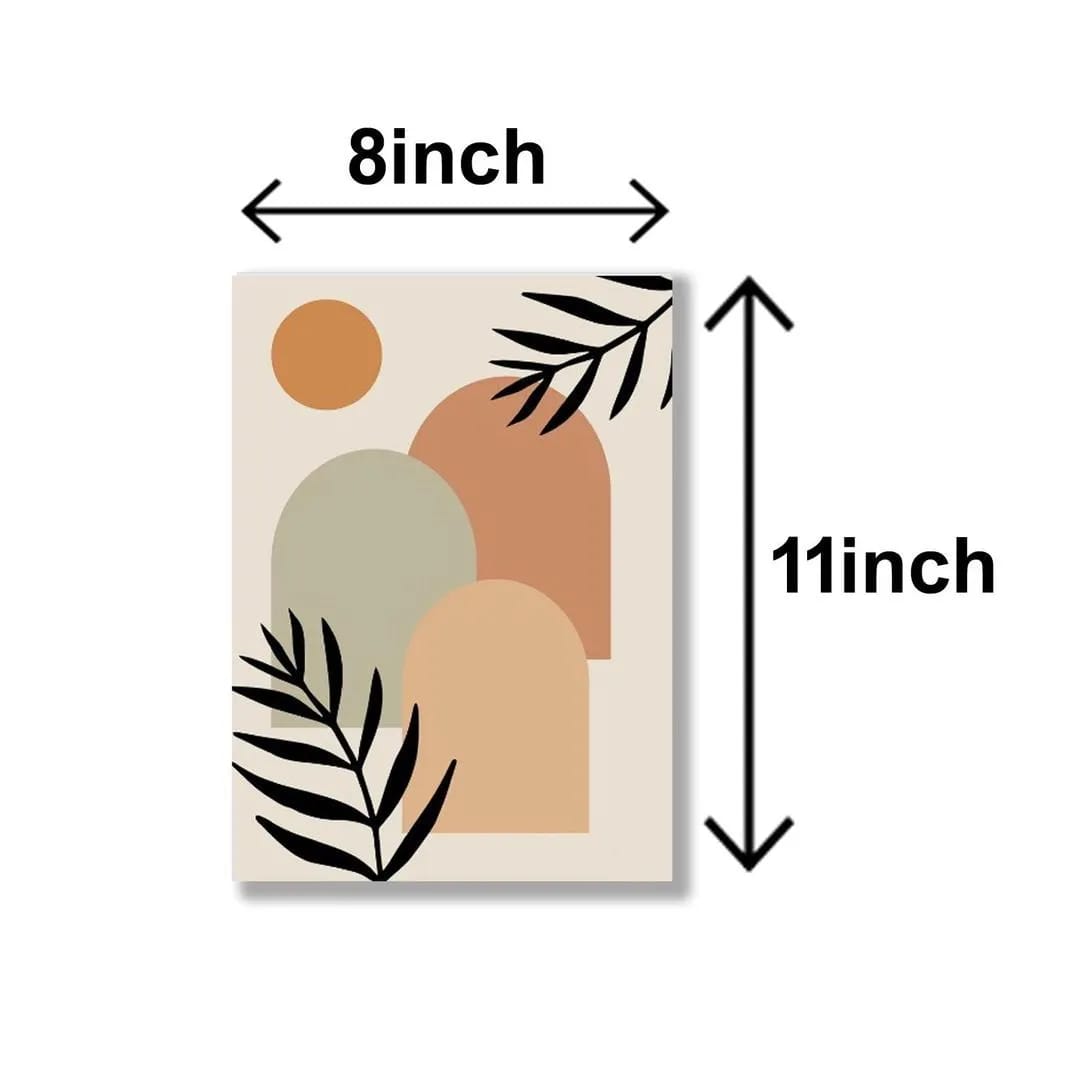 Six-Piece Abstract Art Wall Frame Set