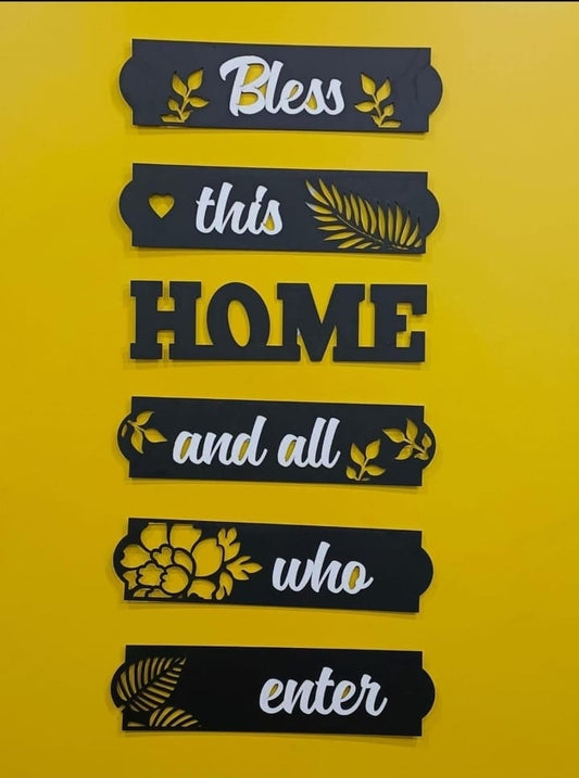 Abstract Geometric Wall Art Set (6 Pieces)